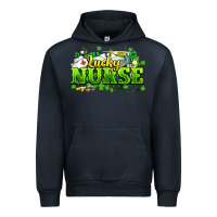 Navy Lucky Nurse St. Patrick's Day Urban Hoodie - HowdyJamesFarm