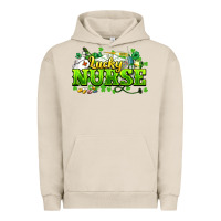 Pigment French Oak Lucky Nurse St. Patrick's Day Urban Hoodie - HowdyJamesFarm