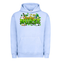 Pigment Grape Ice Lucky Nurse St. Patrick's Day Urban Hoodie - HowdyJamesFarm
