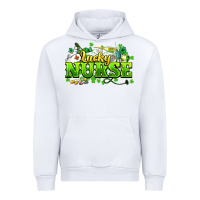 White Lucky Nurse St. Patrick's Day Urban Hoodie - HowdyJamesFarm