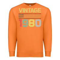 Carrot Born in 1980 Vintage February Premium Sweatshirt - Bettercallsaul