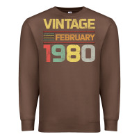 Chestnut Born in 1980 Vintage February Premium Sweatshirt - Bettercallsaul