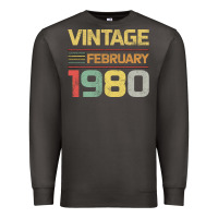 Smoke Born in 1980 Vintage February Premium Sweatshirt - Bettercallsaul