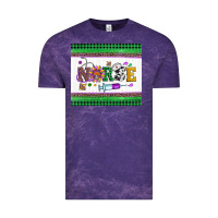 Cloud Purple mardi gras nurse Vintage Tee - Artiststas