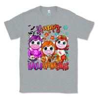 Heather Grey Happy Hallothanksmas unicorns Classic Tee - NancyCooperArtShop