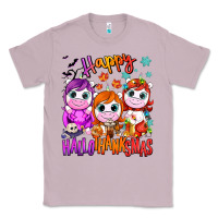 Lilac Happy Hallothanksmas unicorns Classic Tee - NancyCooperArtShop