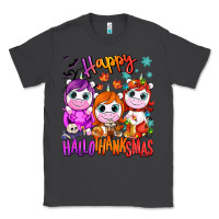 Smoke Happy Hallothanksmas unicorns Classic Tee - NancyCooperArtShop