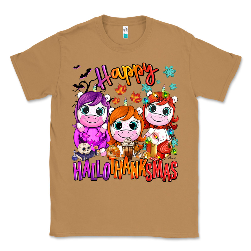 Happy Hallothanksmas Unicorns Classic Tee by NancyCooperArtShop | Teevron