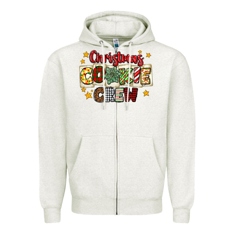Christmas Cookie Crew Zipper Hoodie by MaliasSmallBusiness | Teevron