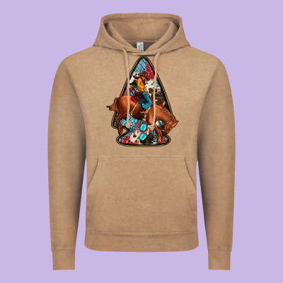 Arrowhead Rodeo Vintage Hoodie Designed By Jahusdesignshop