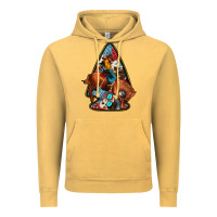 Vintage Mustard arrowhead rodeo Vintage Hoodie - JahusDesignShop