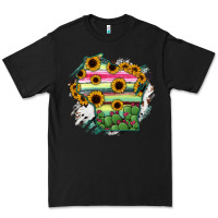 Black Wisconsin State Map Premium Tee - RanaPortraitStore