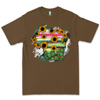 Cacao Wisconsin State Map Premium Tee - RanaPortraitStore