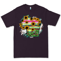 Plum Wisconsin State Map Premium Tee - RanaPortraitStore