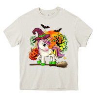 Cream halloween unicorn Heavy Core Tee - Zillion Design Studio