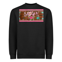 Black western nurse love  caduceus and arrow license plate template Heavyweight Sweatshirt - BarkalooDesign