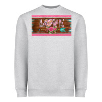 Heather Grey western nurse love  caduceus and arrow license plate template Heavyweight Sweatshirt - BarkalooDesign
