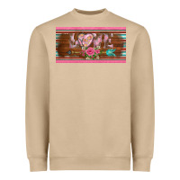 Mushroom western nurse love  caduceus and arrow license plate template Heavyweight Sweatshirt - BarkalooDesign