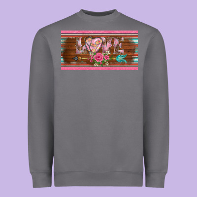 Western Nurse Love  Caduceus And Arrow License Plate Template Heavyweight Sweatshirt Designed By Barkaloodesign
