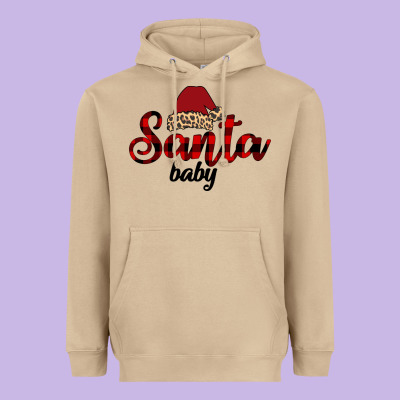 Santa Baby Heavyweight Hoodie Designed By Bettercallsaul
