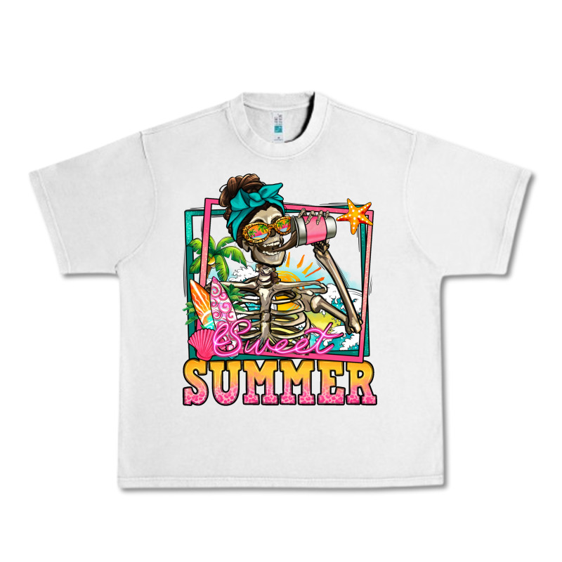 Sweet Summer Skeleton Urban Heavy Tee by Jasminsmagicworld | Teevron