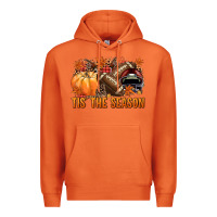 Carrot Tis' the season Football and maroon helmet Premium Hoodie - NancyCooperArtShop