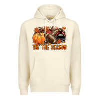 Sandshell Tis' the season Football and maroon helmet Premium Hoodie - NancyCooperArtShop