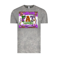 Cloud Rock fat tuesday fleur de lis and mardi gras beads Vintage Tee - Artiststas