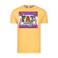 Vintage Mustard fat tuesday fleur de lis and mardi gras beads Vintage Tee - Artiststas