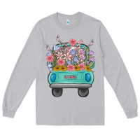Moon Dust truck with flowers malia Long Sleeve Tee - MaliasSmallBusiness