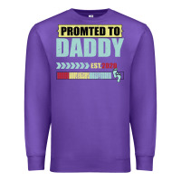 Purple Promoted To Daddy Est 2020 Premium Sweatshirt - Bettercallsaul