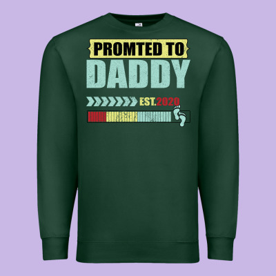 Promoted To Daddy Est 2020 Premium Sweatshirt Designed By Bettercallsaul