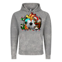 Cloud Rock joy with soccer element and Christmas Vintage Hoodie - AdoDesignShop