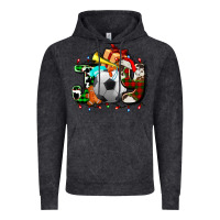 Vintage Black joy with soccer element and Christmas Vintage Hoodie - AdoDesignShop