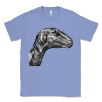 Colony Blue Velociraptor Face Classic Tee - LillyAllenDesigns