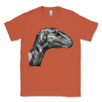 Copper Velociraptor Face Classic Tee - LillyAllenDesigns