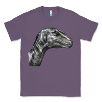 Lavender Velociraptor Face Classic Tee - LillyAllenDesigns