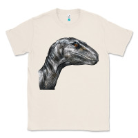 Natural Velociraptor Face Classic Tee - LillyAllenDesigns