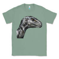 Sage Velociraptor Face Classic Tee - LillyAllenDesigns