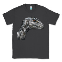 Smoke Velociraptor Face Classic Tee - LillyAllenDesigns