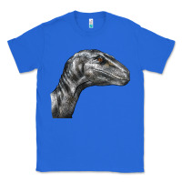 True Royal Velociraptor Face Classic Tee - LillyAllenDesigns