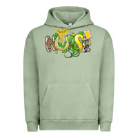 Pigment Oil Green Nurse St. Patrick's Day Urban Hoodie - HowdyJamesFarm