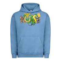 Pigment Pebble Blue Nurse St. Patrick's Day Urban Hoodie - HowdyJamesFarm
