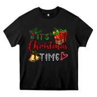 Black it's Christmas time Heavy Core Tee - BarkalooDesign