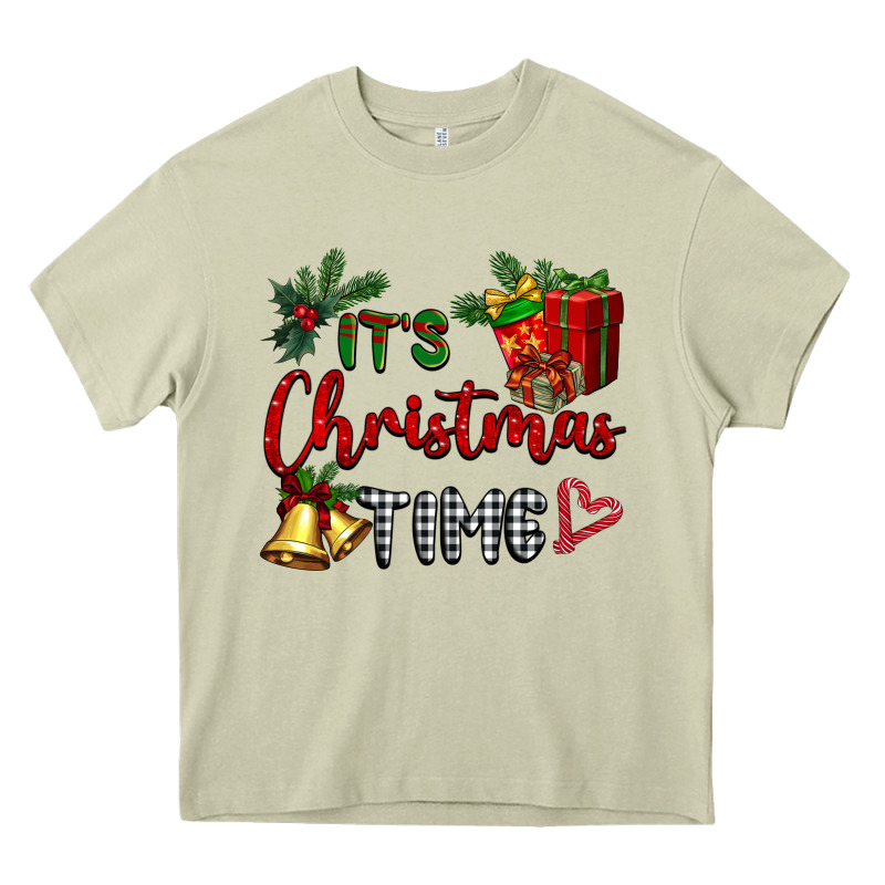 It's Christmas Time Heavy Core Tee by BarkalooDesign | Teevron