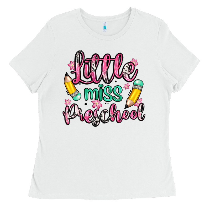 Little Miss Preschool Ladies Tee by Zillion Design Studio | Teevron
