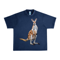 Navy kangaroo Urban Heavy Tee - LillyAllenDesigns