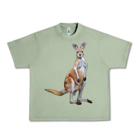 Oil Green kangaroo Urban Heavy Tee - LillyAllenDesigns