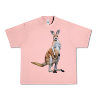 Salmon kangaroo Urban Heavy Tee - LillyAllenDesigns