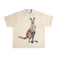 Sandshell kangaroo Urban Heavy Tee - LillyAllenDesigns